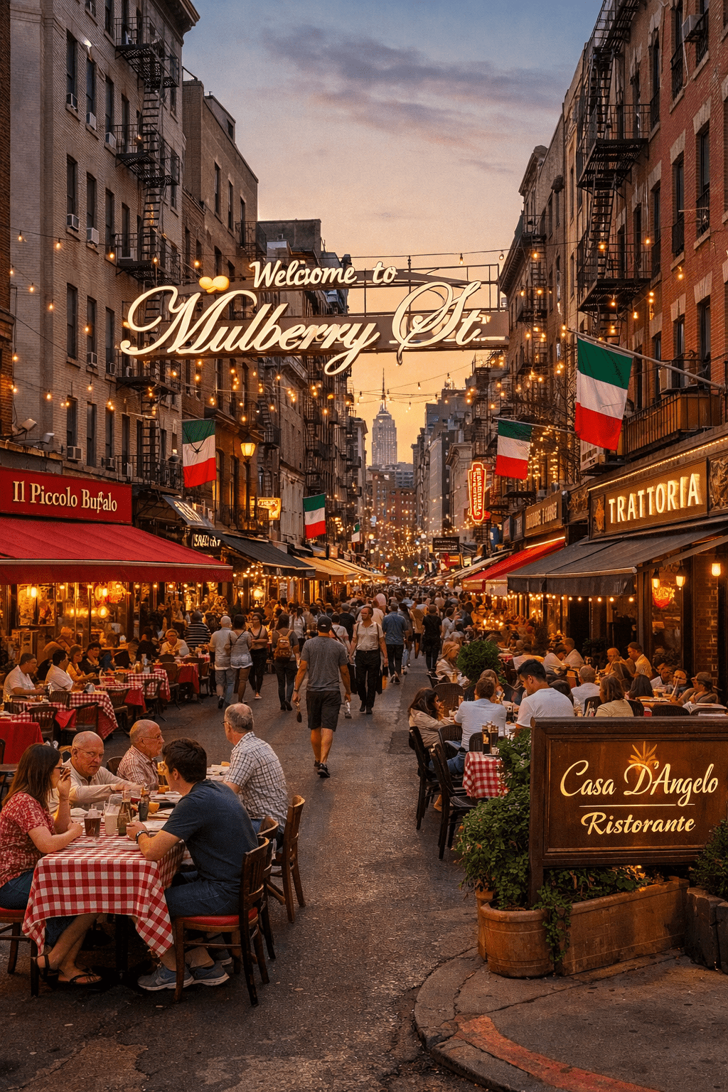 A Guide to Dining on Mulberry Street in Little Italy